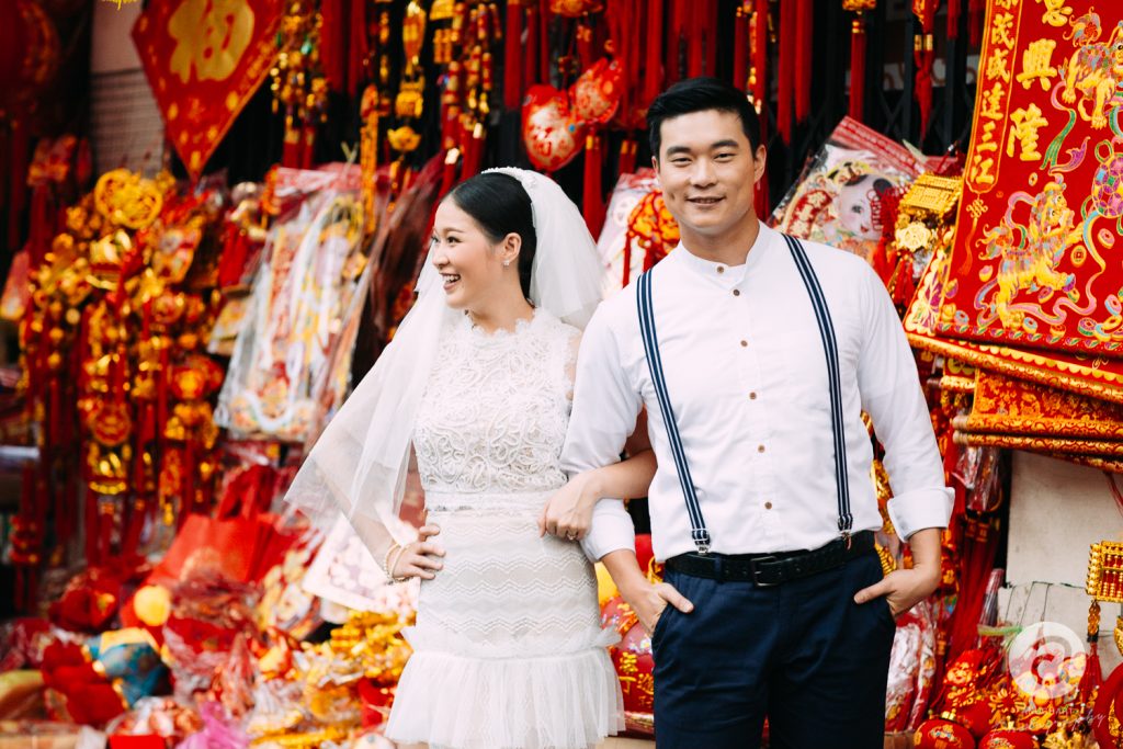 Auu + Joy Pre wedding @China town.